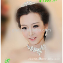 New designs rhinestone royal accessories cheap tall rhinestone crown shaped